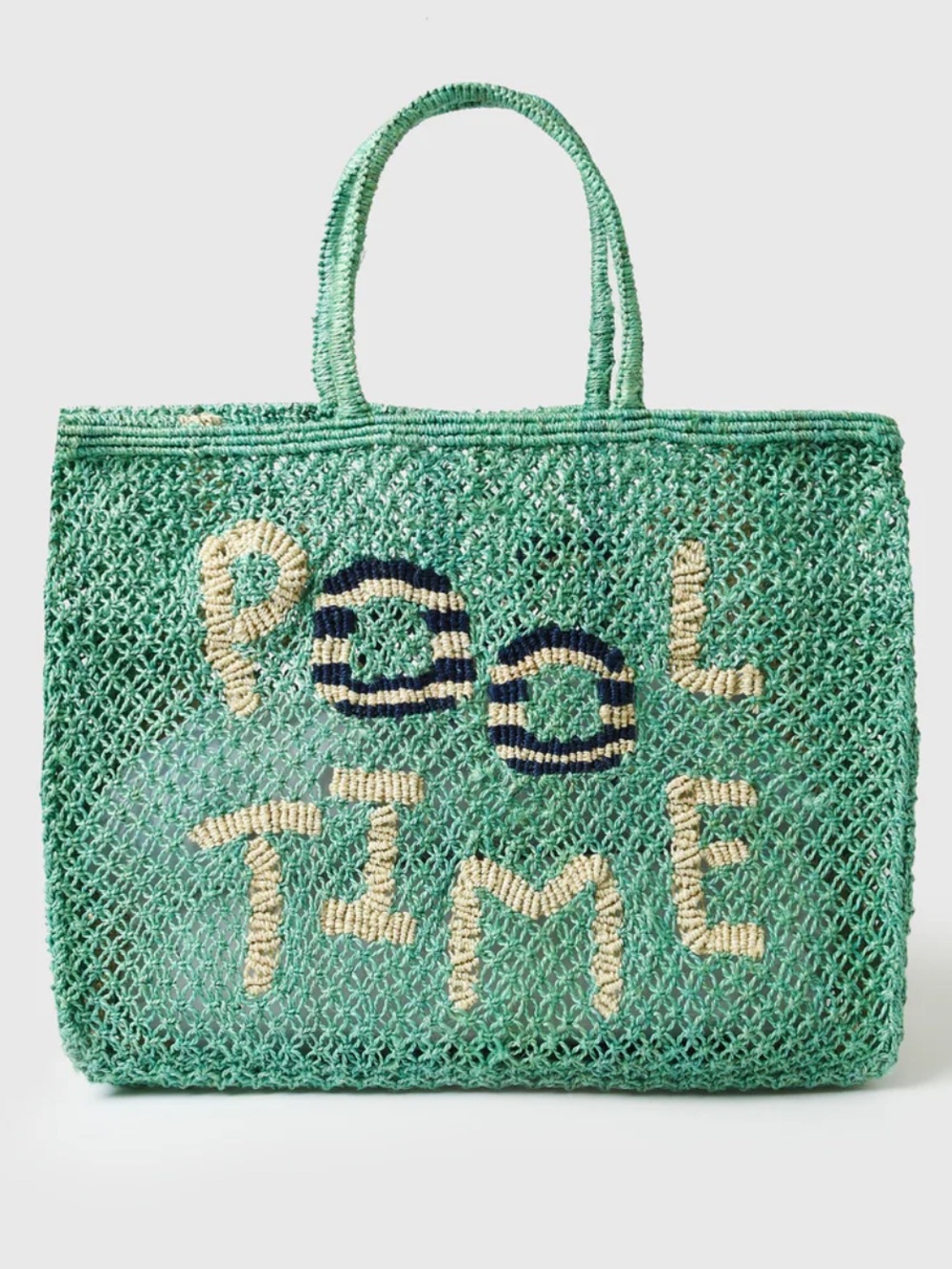 The Jacksons "Pool Time" jute tote bag - Picture 1 of 7